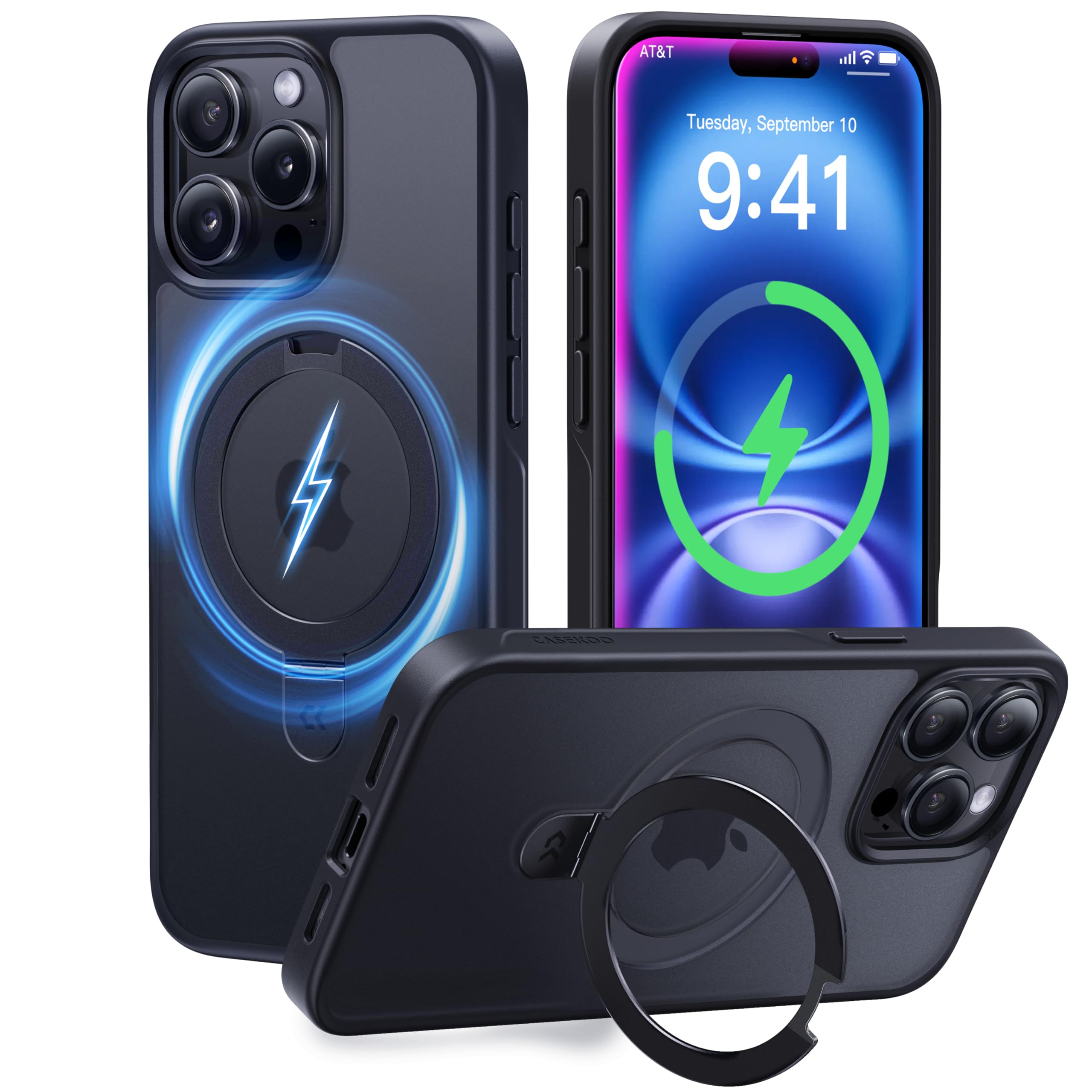 Amazon.com: CASEKOO for iPhone 15 Pro Max Case with Magnetic